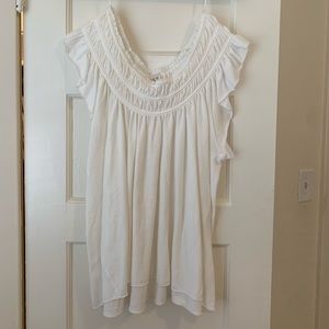 Free People white tunic